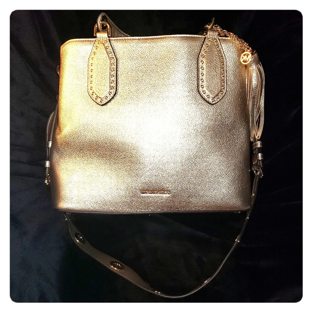 Michael Kors Gold Bucket Bag